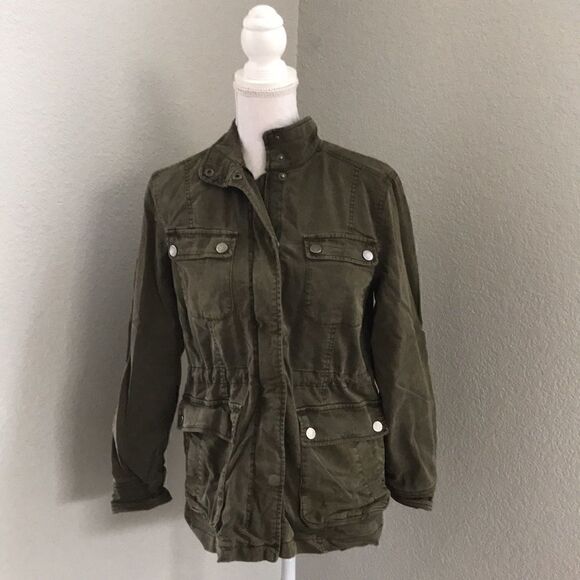 Lucky Brand Green Utility Jacket - Picture 1 of 11